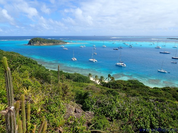 Panorama su Tobago Cays, Grenadine, Caraibi