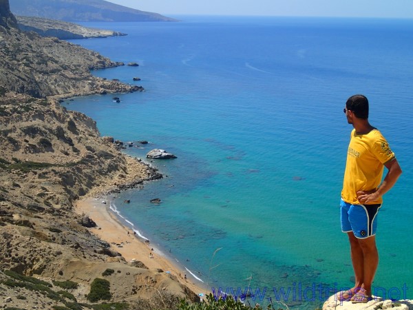 Beach near Matala, Crete