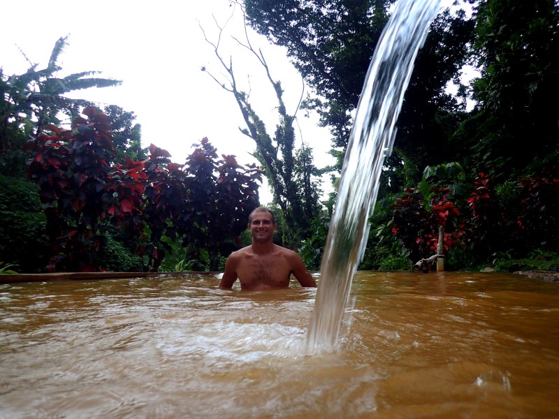 Natural spa at Wotten Waven, Dominica