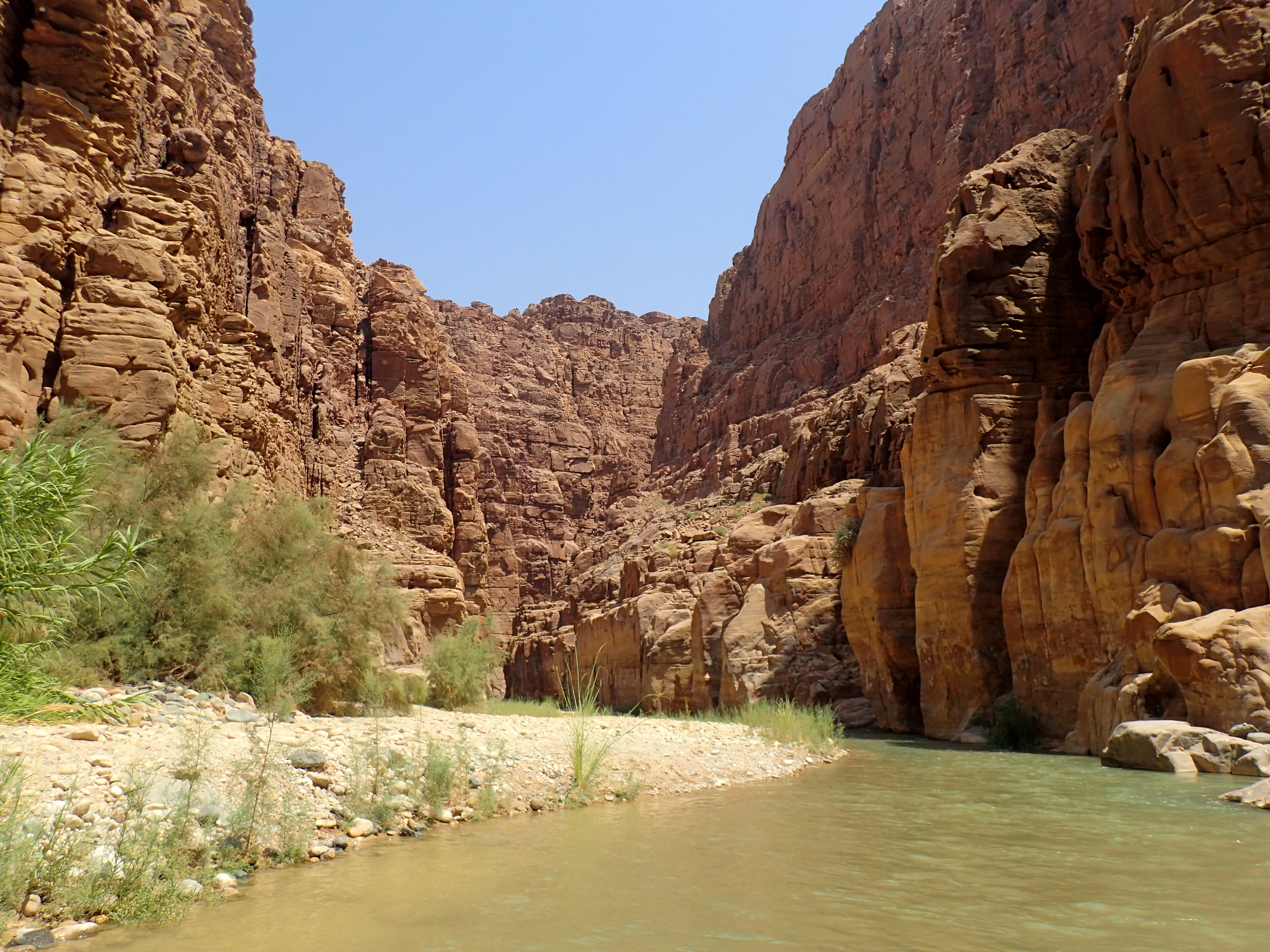 Canyoning in the Wadi Mujib, Jordan