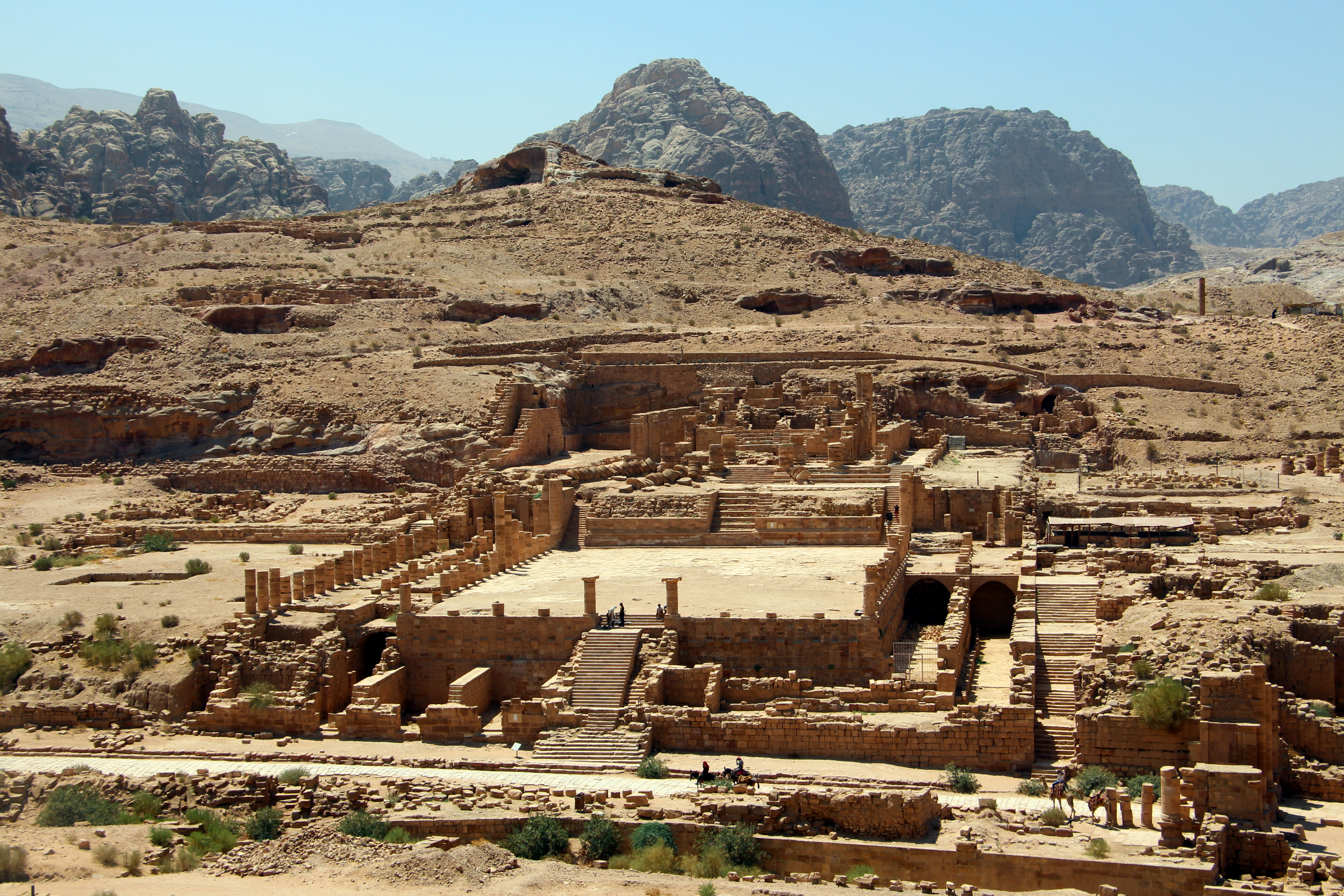 Roman ruins in Petra
