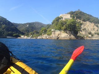Kayak a Paraggi, Liguria