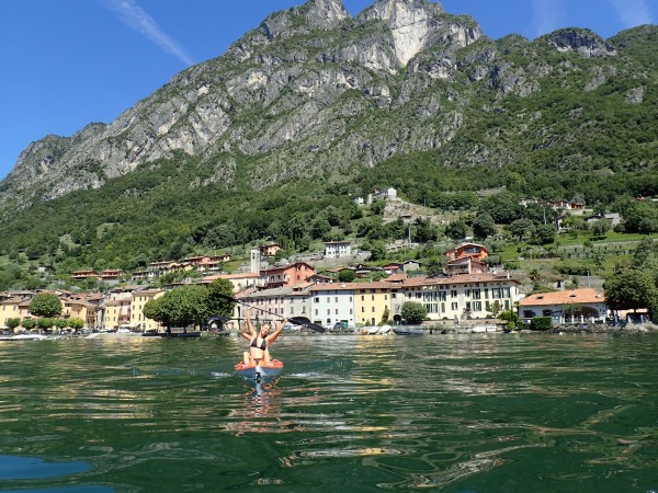 Montagne sul lago di Lugano