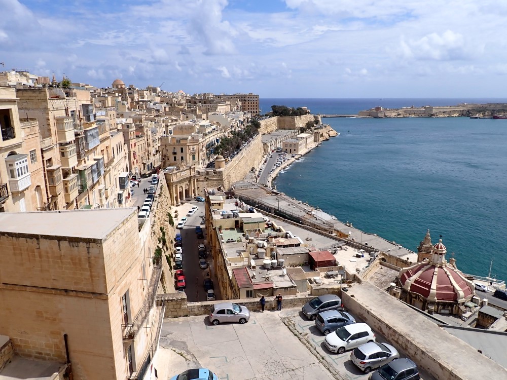 Vista dagli Upper Barakka Gardens, La Valletta