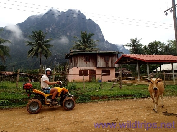Villaggio nei pressi di Vang Vieng, Laos