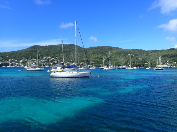 Ormeggio ad Admiralty Bay, Bequia, Grenadine