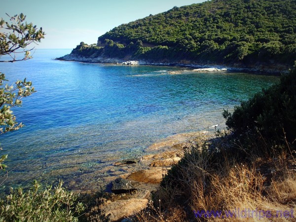 Spiaggia a sud di Macinaggio, Corsica