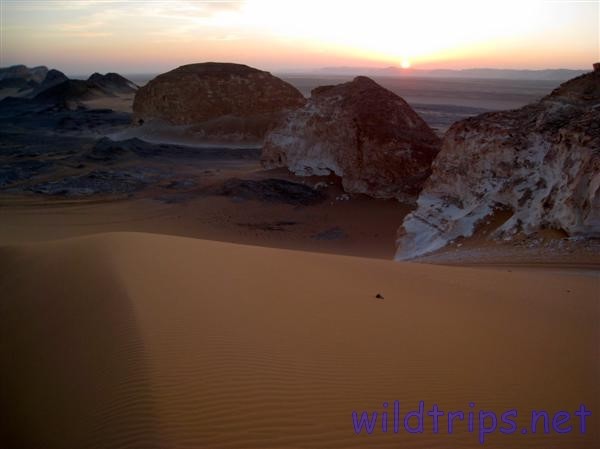 Le montagne Aqabat e il deserto Bianco, in Egitto