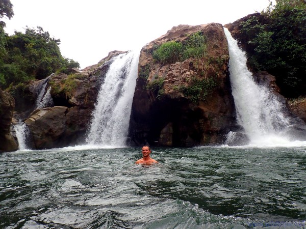 Waterfall near Tazumal, El Salvador