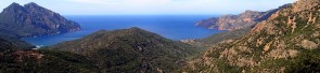 Coastline and woods of Corse