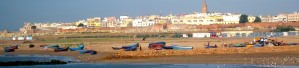 Rabat and Sale with fishing boats, Morocco