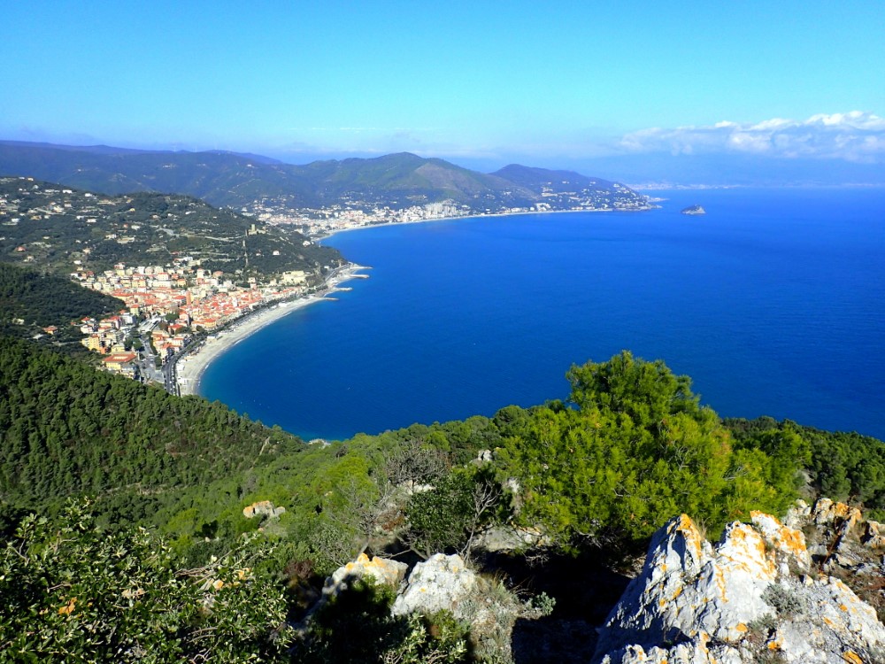 Panorama da Capo Noli, Liguria