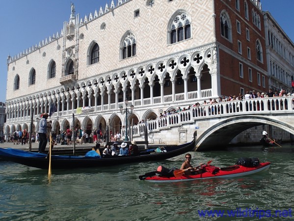 Kayaking in Venice