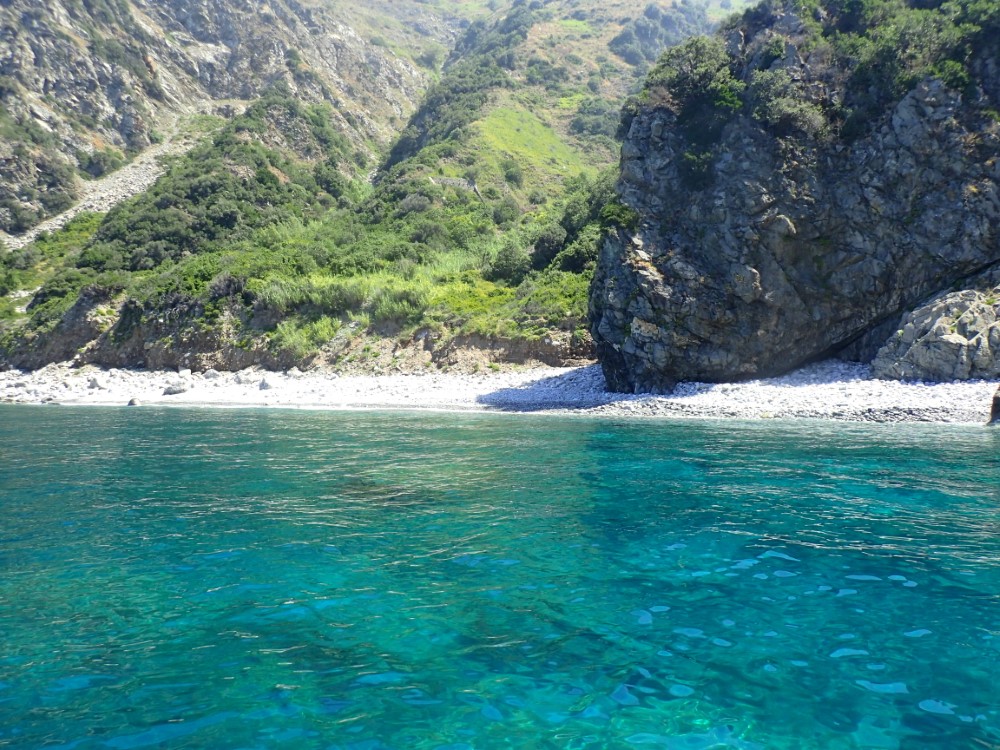 Spiaggia nella Costa Viola, Calabria