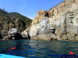 Kayak at Moneglia, Liguria