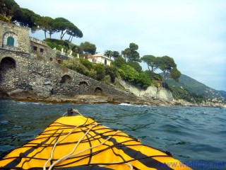 Kayak a Genova Nervi, Liguria