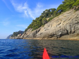 Kayak a Portofino, Liguria