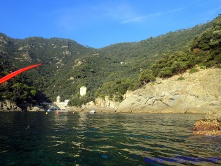 Kayak a San Fruttuoso, Liguria