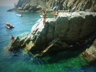 Kayak at Moneglia, Liguria