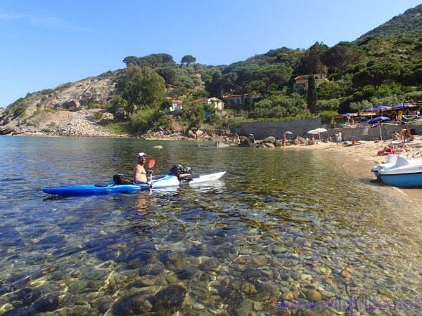 Giglio Arenella in Kayak, Toscana