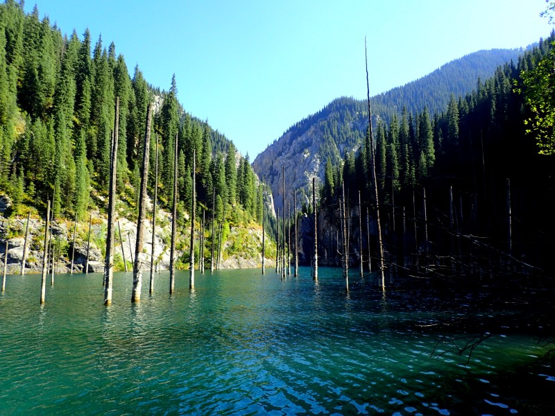 Lago di Kaindy, Kazakistan
