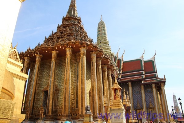 Il tempio Wat Phra Kaew a Bangkok